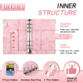 Miniatyrbillede 3 af 5: A6 Budget Binder Cash Konvolut Planner System Organizer med Bu A7