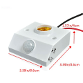 Miniatyrbillede 8 af 8: AC85-265V Automatisk infrarød IR-sensor til menneskekrop, lampeholder L onesize