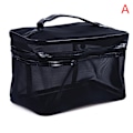 Miniatyrbillede 1 af 8: Mesh Transparent Kosmetisk Makeup Case Dame Make Up Organizer S A