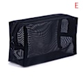 Miniatyrbillede 1 af 8: Mesh Transparent Kosmetisk Makeup Case Dame Make Up Organizer S E