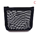 Miniatyrbillede 1 af 8: Mesh Transparent Kosmetisk Makeup Case Dame Make Up Organizer S C