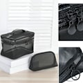 Miniatyrbillede 4 af 8: Mesh Transparent Kosmetisk Makeup Case Dame Make Up Organizer S C