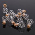Miniatyrbillede 4 af 8: 10x Små Glasflasker Miniature Potion Flaske Mini Kork Glas onesize