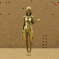 Mässing Skönhet Koppar Ornament Antika Handgrepp Bare Hand Mode