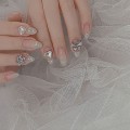 Miniatyrbild 8 av 8: 5 ST 3D Nail Art Crystal Fjärilsdekorationer Berlocker DIY Manic C