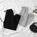 Pikkukuva 5 / 8: Naisten Solid collegehousut Autumn Baggy Fashion Oversize Sports Pan Gray S