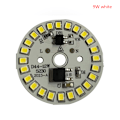 Miniatyrbild 1 av 8: LED-lampa Patch Lamp SMD Plate Circular Module Light Source Plat 9w white