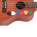 Miniatyrbild 8 av 8: 100 st ABS akustisk ukulele bas elektriska gitarrspel Plectrum 100pcs