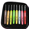 Miniatyrbild 6 av 8: 8/16st Färgade Virknålar Garn Aluminium Stickning s Set Tool 8pcs-without box