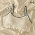 Pikkukuva 1 / 8: Saumattomat urheilurintaliivit Selkänojattomat olkaimettomat rintaliivit Push Up Bralette Blue
