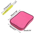 Miniatyrbild 7 av 8: 8/16st Färgade Virknålar Garn Aluminium Stickning s Set Tool 8pcs-without box