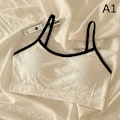 Pikkukuva 1 / 8: Saumattomat urheilurintaliivit Selkänojattomat olkaimettomat rintaliivit Push Up Bralette Black