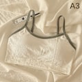 Pikkukuva 1 / 8: Saumattomat urheilurintaliivit Selkänojattomat olkaimettomat rintaliivit Push Up Bralette Gray