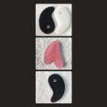 Miniatyrbilde 7 av 8: ansikt gua sha bord ansikts skraping skraping plate ansikt kroppen ma A