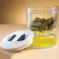 Miniatyrbillede 2 af 5: Timeglaskrukke Pickle kan tørre og våde Separat opbevaringskøkken