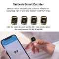Miniatyrbild 4 av 5: Smart Tasbih Tally Counter Ring för muslimer Zikr Digital Tasbee White