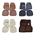 Miniatyrbilde 5 av 5: 5 stk Auto Gulvmatter Fottepper Tepper Bilstyling For Duster P Beige