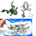 Miniatyrbillede 6 af 8: 10 stk./sæt Minnow Soft Ray Frog Bait Simulation Kunstig Fisk
