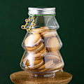 Miniatyrbild 2 av 7: 500 ml kakburk förvaringslåda söt presentask transparent jul onesize