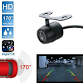 Miniatyrbild 2 av 5: 170° CMOS Mini Color Reverse Backup Car Front Backkamera Black