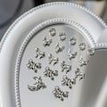 Miniatyrbillede 4 af 8: 5 STK 3D Nail Art Krystal sommerfugldekorationer Charms DIY Manic C