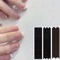 Miniatyrbillede 8 af 8: Nail Art Form Fransk Stencil Inkjet skabelon Nail Stickers Mani H313