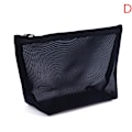 Miniatyrbillede 1 af 8: Mesh Transparent Kosmetisk Makeup Case Dame Make Up Organizer S D