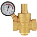 Justerbar messing vandtryksreducer DN20 med manometer – Maksimalt tryk 1,6 MPa – Nem installation til vandudstyr