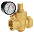 Trykregulator. DN25 Justerbar Messing Holdbar Vandtryksreducerende Regulator + Metrisk Kanal (1.6MPa)