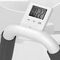 Miniatyrbilde 3 av 4: Bærbar Multifunksjonell Timing Plank Trainer Push Up Board med Timer Treningsutstyr Hjelper med å Bygge Kjernestyrke Hvit-AD4-