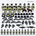 Miniatyrbillede 1 af 5: Militærserie Byggelegetøj 12 minifigurer -FD1-