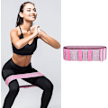 Miniatyrbild 3 av 5: Motståndsband för ben och rumpa - Justerbart brett tyghöftband för träning och fitness -FD2-