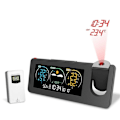 Miniatyrbillede 1 af 5: ZX3538 Nyt elektronisk projektionsur vejrstation vejrudsigt temperatur og luftfugtighed Di -AD12-