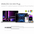 Miniatyrbillede 4 af 5: APPLE Earpods (In Ear - Mikrofon - Støjreduktion - Hvid)-AD4-