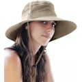 Miniatyrbild 1 av 5: Fiskehatt UPF 50+ Bredbrättad Solhatt för Män och Kvinnor, Herr Bucket Hat med UV-Skydd för Vandring Strandhattar (Khaki -AD10-
