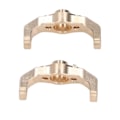 Miniatyrbild 3 av 5: 2st Caster Blocks C Hubbar Guld Färg Rostsäker Mässing Exakt Stabil RC Crawler C Hubbar med Skruv för Traxxas 1/18 TRX4M-AD4-