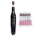 Miniatyrbild 1 av 6: USB minislipmaskin med 6 sliphuvuden 3000-20000 4 roterande elektrisk borr - Perfekt -AD6- Black