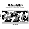Miniatyrbillede 2 af 5: Black Friday Kraken Keyboards Xxl Udvidet Gaming Musemåtte Tyk Skrivebordsmåtte (stealth)-AD4-