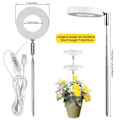 Miniatyrbillede 1 af 5: Vækstlampe, fuldspektrum LED-lampe til indendørs planter, 5V -FD4-