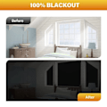 Miniatyrbilde 2 av 8: 150*200cm blendingsgardin solskjerming 100% blending termisk beleggfilm -AD6-