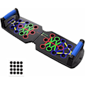 Miniatyrbilde 1 av 5: Push-up Brett 14 i 1 Multifunksjonelt Push-up Rack System for Menn og Kvinner, Bærbar Push-up Bar, Kroppsbyggende Push-up Håndtak for Menn-AD4-