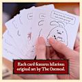 Pikkukuva 5 / 5: Exploding Kittens Horrible Therapist -korttipeli erittäin epämiellyttävien sarjakuvien luomiseen, kissa sarjakuvahahmo korttipeli -AD9-
