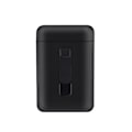 Miniatyrbillede 5 af 5: Svart - Bærbar holder til 20 cigaretter - med lighter -FD3-