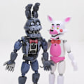 Miniatyrbillede 4 af 5: 6 stk. Five Nights At Freddy's Actionfigur FNAF Toy Bonnie Foxy -AD6-