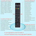 Miniatyrbilde 3 av 4: Universalfjernkontrollerstatning for JVC TV-fjernkontroll RC4800, Polaroid/Bush/Hitachi/TECHWOOD/Digihome/JMB/Telefunken Smart TV-apparater-AD7-