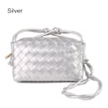Pikkukuva 1 / 10: Crossbody-laukku naisille PU-punottu HOPEA -AD11- Silver