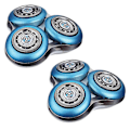 Miniatyrbillede 1 af 5: 2-pak S7000 bladehoved til Philips Sh70 Sh70/52 S7010 S7310 S7370 S7350 S7780 S7510 S772 - Ægte reservedel -AD4-