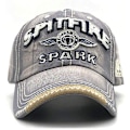 Pikkukuva 2 / 5: Vintage Baseball -lippis miehille, Spark Letters -lippis, Snapback Hip Hop Flat-AD4-