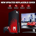 Miniatyrbilde 4 av 5: Premium ABS erstatningsskalltilbehør for PS5-deksel, hard frontplate passer Playstation 5 Spiderman-Perfet -AD11- 1.0 Disc SPID