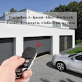Pikkukuva 5 / 5: Crawford EA433 2KS/4KS käsiohjain - 2 kpl - 433,92 MHz Scroll Code -kaukosäädin -AD8-